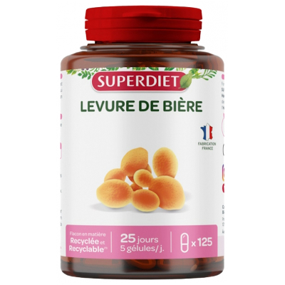 Levure De Biere 125 Gelules Superdiet