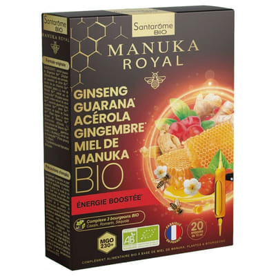 Santarome Manuka Royal Boosted Energy Bio 20 Ampoules