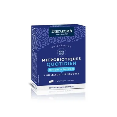 Dietaroma Microbiotique Quotidien 60gelules