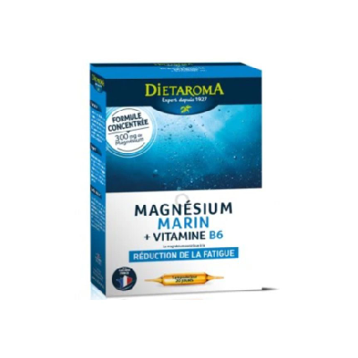 Dietaroma Magnesium Marin +Vitamine B6 20Ampoules*10ml Dietaroma Magnesium Marin +Vitamine B6 20Ampoules*10ml