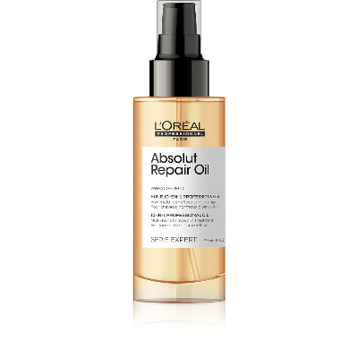Huile 10-en-1 sans rinçage 90ml Absolu Repair Gold L'Oréal Professionnel