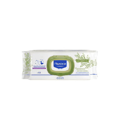 Mustela Lingettes Nettoyantes à l'Huile d'Olive 50 Lingettes Mustela Lingettes Nettoyantes à l'Huile d'Olive 50 Lingettes