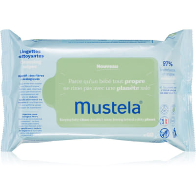 Mustela Bébé Cleansing Wipes 60 pcs