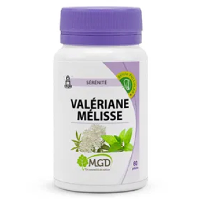 Mgd Nature Valériane et Mélisse – 60 Gélules