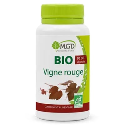 Mgd Nature Organic Red Vine – 90 Capsules