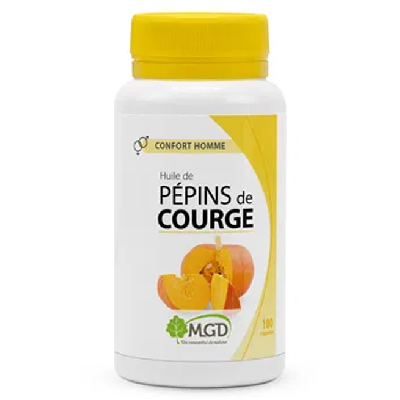 Mgd huile de Pepins De Courge 100capsules Mgd huile de Pepins De Courge 100capsules