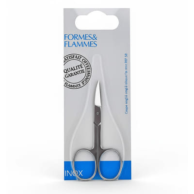 Formes et Flammes Curved Nail Scissors Polished Stainless Steel