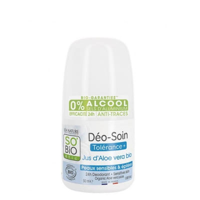 SO BIO DEO-CARE TOLERANCE + SENSITIVE AND WAXED SKIN