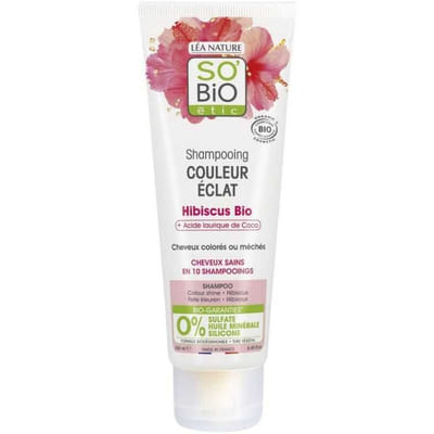 SO BIO SHAMPOOING COULEUR ÉCLAT HIBISCUS 250ML