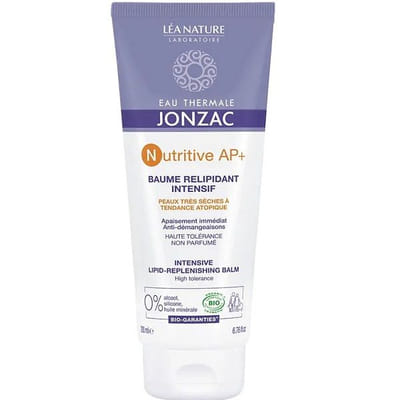 Baume Relipidant Intensif 200ml Nutritive AP+ AP+ Peaux très sèches à tendance atopique Eau thermale Jonzac