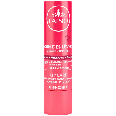 Laino Soin des Lèvres Stick 4 g - Senteur : Grenadine Pailleté