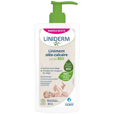 Liniderm Organic Oleo-Calcareous Liniment Pump Bottle 480 ml