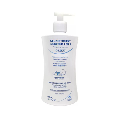 Gilbert Gel Nettoyant Douceur 3en1 Bebe 400ml Gilbert Gel Nettoyant Douceur 3en1 Bebe 400ml
