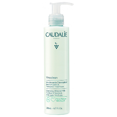 Lait d'Amande Démaquillant 200ml Vinoclean Visage Et Yeux Caudalie