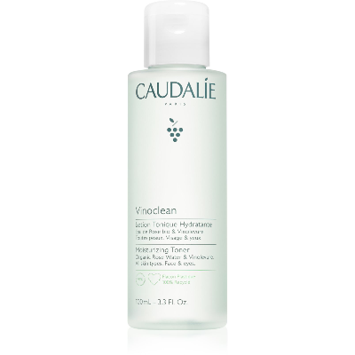 Lotion Tonique Hydratante 100ml Vinoclean Visage Et Yeux Caudalie