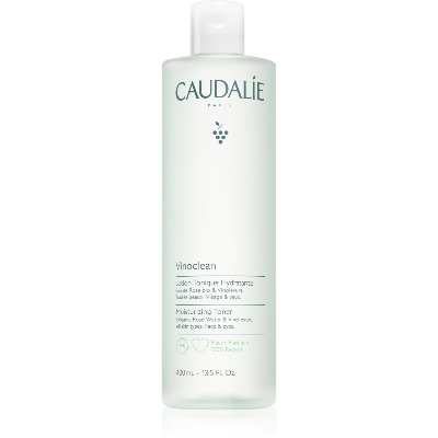 Lotion Tonique Hydratante 400ml Vinoclean Visage Et Yeux Caudalie