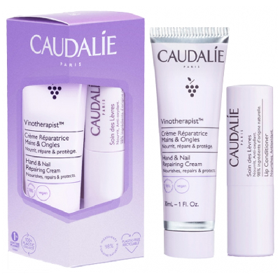 Duo Crème Mains + Soin Des Lèvres Vinotherapist Caudalie