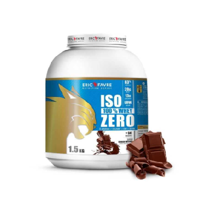 Eric favre Iso Whey zero Chocolat Intense 1.5 kg Eric favre Iso Whey zero Chocolat Intense 1.5 kg