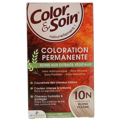 3 Chênes Color & Care Permanent Hair Color 10N - Platinum Blonde 60ml