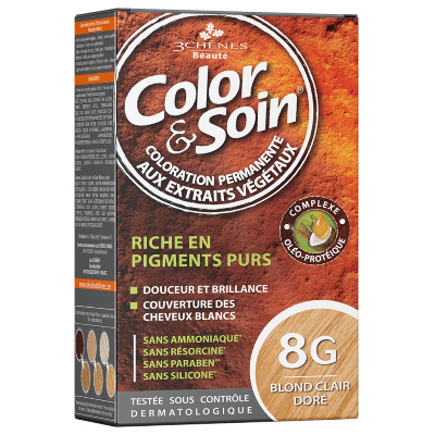 Les 3 Chênes Color & Soin Coloration Femme - Coloration : Blond Clair Doré : 8G
