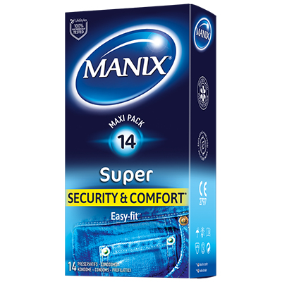 Manix Super 14 Préservatifs