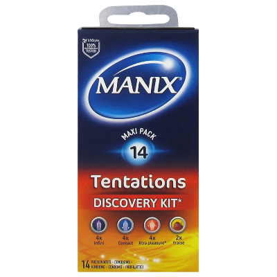 Manix Tentations Kit Découverte 14 Préservatifs