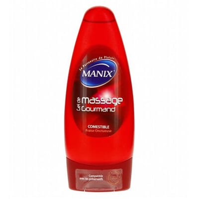 Strawberry Cream Gel 200ml Gourmet Massage Manix