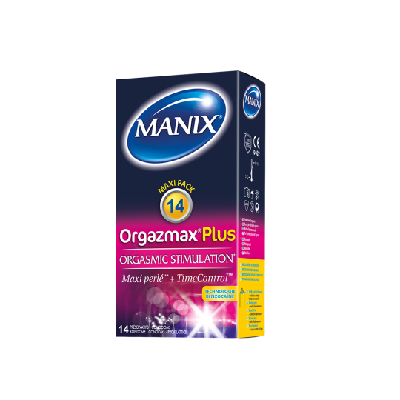Manix Orgazmax Plus 14 Préservatifs