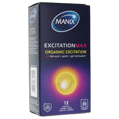 Préservatifs Triple Stimulation x14 Excitation max Manix