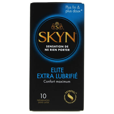 Skyn Elite Extra Lubrifié 10 Préservatifs