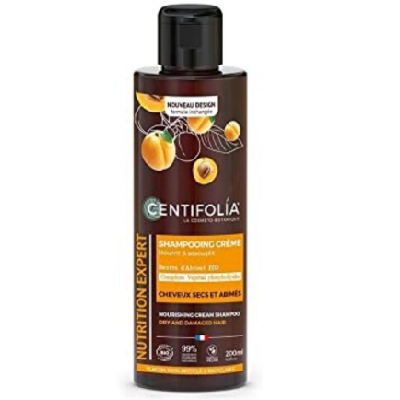 CENTIFOLIA SHAMPOING CRÈME NUTRITION Cheveux Secs et Abimes 200ml