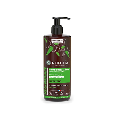 Shampooing crème cheveux gras Ortie / Argile verte 200ml Shampooings Centifolia