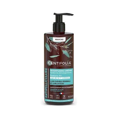 Shampooing Crème 500ml Antipelliculaire Cuir chevelu sensible Centifolia
