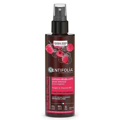 Lotion démêlante sans rinçage au vinaigre de Framboise 200ml Soins capillaire Centifolia Lotion démêlante sans rinçage au vinaigre de Framboise 200ml Soins capillaire Centifolia