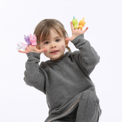 LUDI FINGER PUPPETS UNICORN