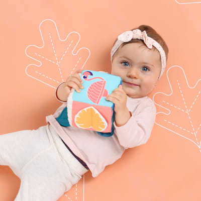 LUDI FABRIC CUBE LEAF