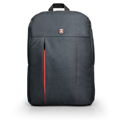 Port Designs Portland sac à dos Lin, Polyester Noir, Rouge