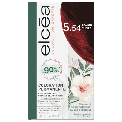 Elcéa Coloration Experte Permanente - Coloration : 5.54 Acajou Cuivré