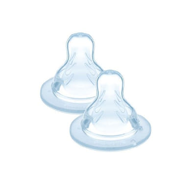 MAM Tétine silicone - Débit Rapide - Liquide épais