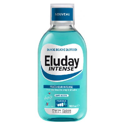 Pierre Fabre Oral Care Eluday Intense Bain de Bouche Quotidien 500 ml