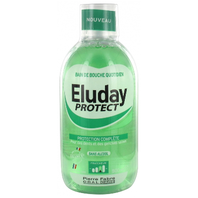 Pierre Fabre Oral Care Eluday Protect Bain de Bouche Quotidien 500 ml