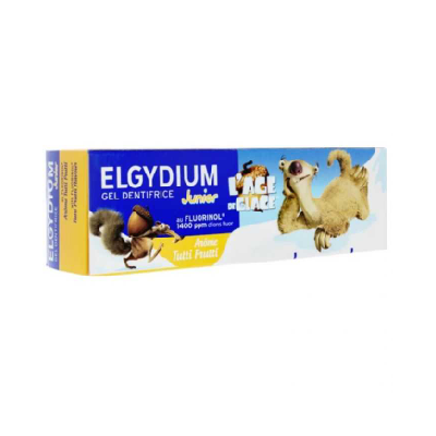 Elgydium Gel Dentifrice Junior Âge de Glace 7/12 Ans Arôme Tutti Frutti 50 ml Elgydium Gel Dentifrice Junior Âge de Glace 7/12 Ans Arôme Tutti Frutti 50 ml