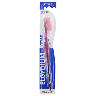 Elgydium Vitale Brosse à Dents Souple - Couleur : Rose Elgydium Vitale Brosse à Dents Souple - Couleur : Rose