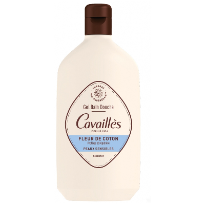 Gel Bain et Douche Fleur de coton 400ml Peaux Sensibles Rogé Cavaillès
