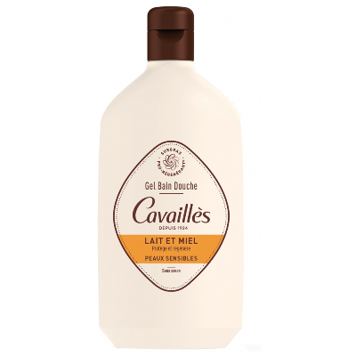 Gel Bain et Douche Lait et Miel 400ml Peaux sensibles Rogé Cavaillès
