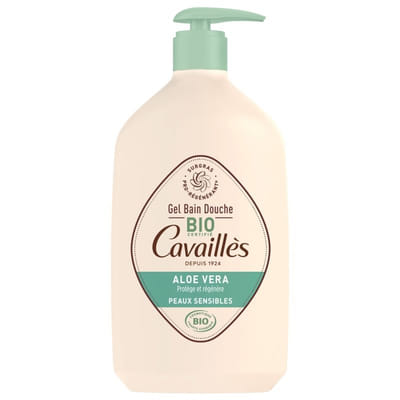 Shower Gel Aloe Vera Organic 1L Sensitive Skin Rogé Cavaillès