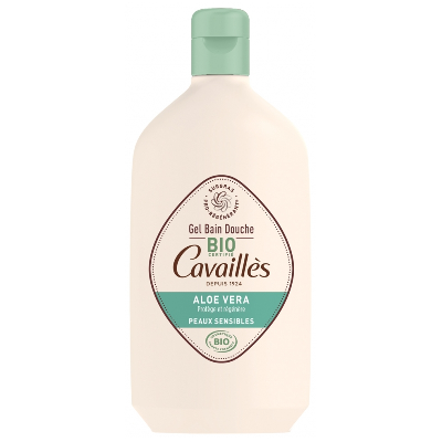 Gel Bain et Douche Aloe Vera Bio 400ml Peaux sensibles Rogé Cavaillès