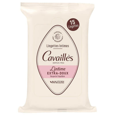 Rogé Cavaillès Extra-Soft Intimate Wipes 15 Wipes