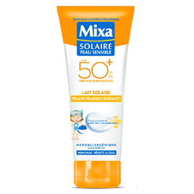 Mixa Expert Peau Sensible – Protection Enfants 1ères Sorties Au Soleil SPF50+ – 100ml