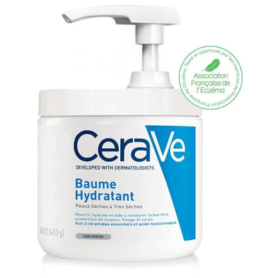 Moisturizing Balm Pump Pot Face And Body 454g Dry To Very Dry Skin Cerave